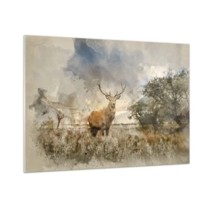 Obraz na skle - Důstojnost - síla - majestátnost - 100x70 cm