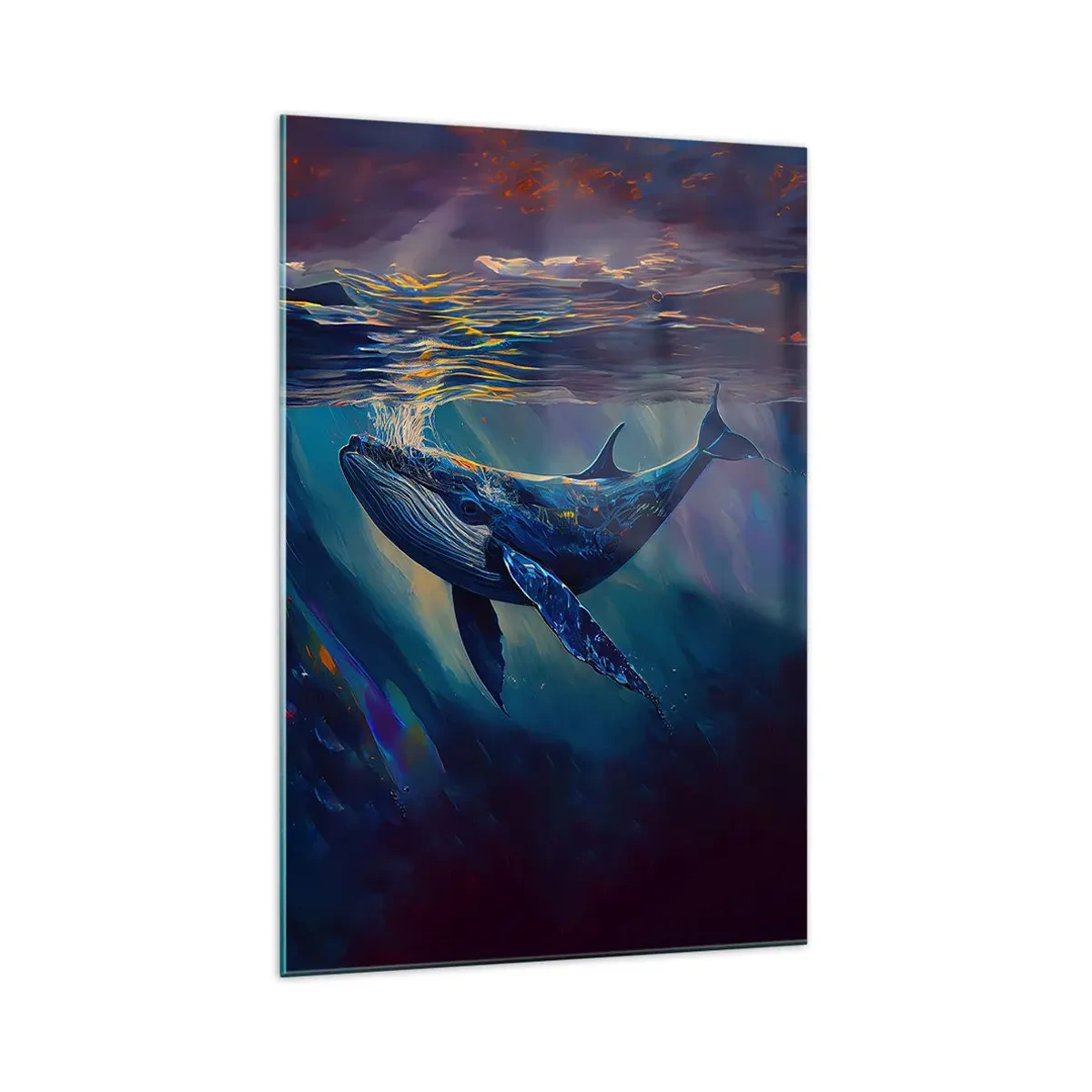 Obraz na skle - Vítej v mém světě - 70x100 cm