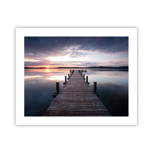 Plakát - Tichá hranice mezi dnem a nocí - 50x40 cm