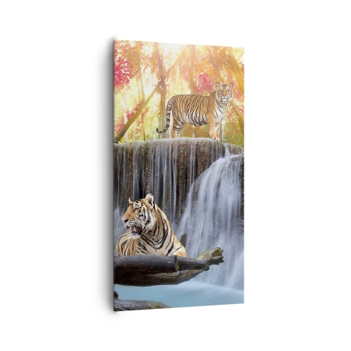 Obraz na plátně - Surrealistická krajina - 65x120 cm