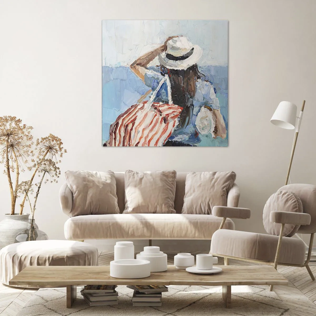 Obraz na plátně - Vítej na dovolené - 70x70 cm