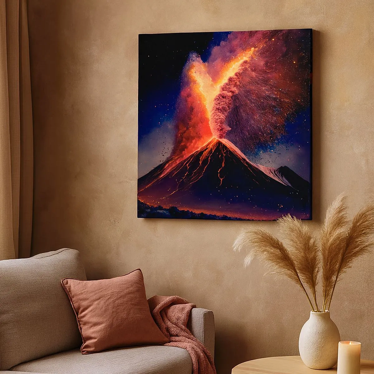 Obraz na plátně - Krása a hrůza - 30x30 cm