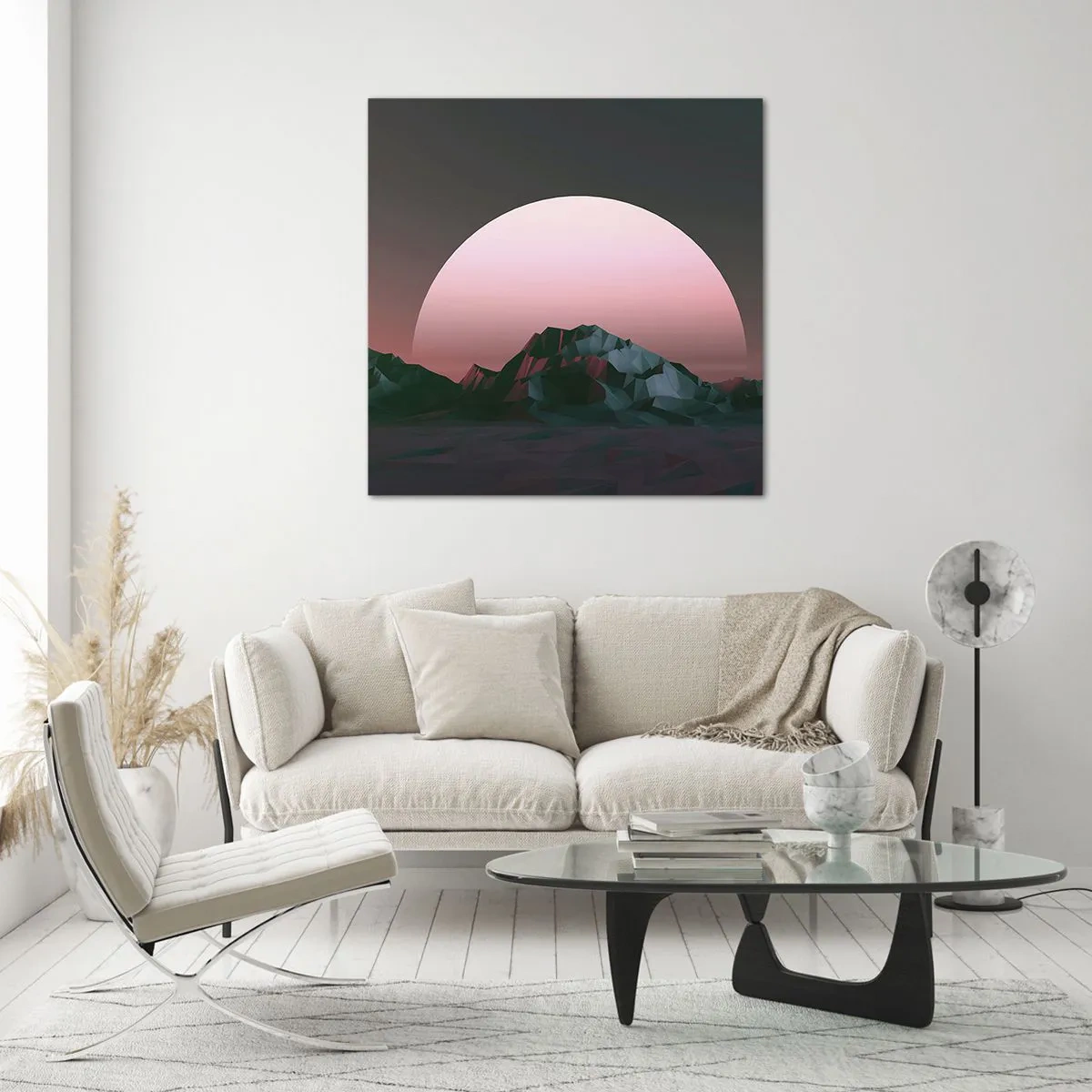 Obraz na skle - V sousední galaxii - 70x70 cm