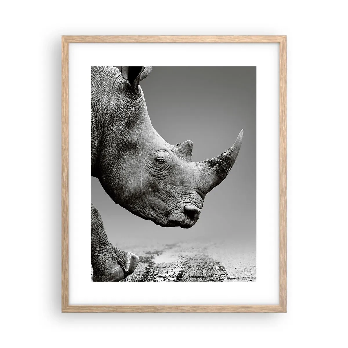 Plakát v rámu světlý dub - Nezastavitelná síla - 40x50 cm