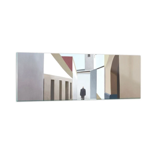 Obraz na skle - Slunečná procházka - 90x30 cm