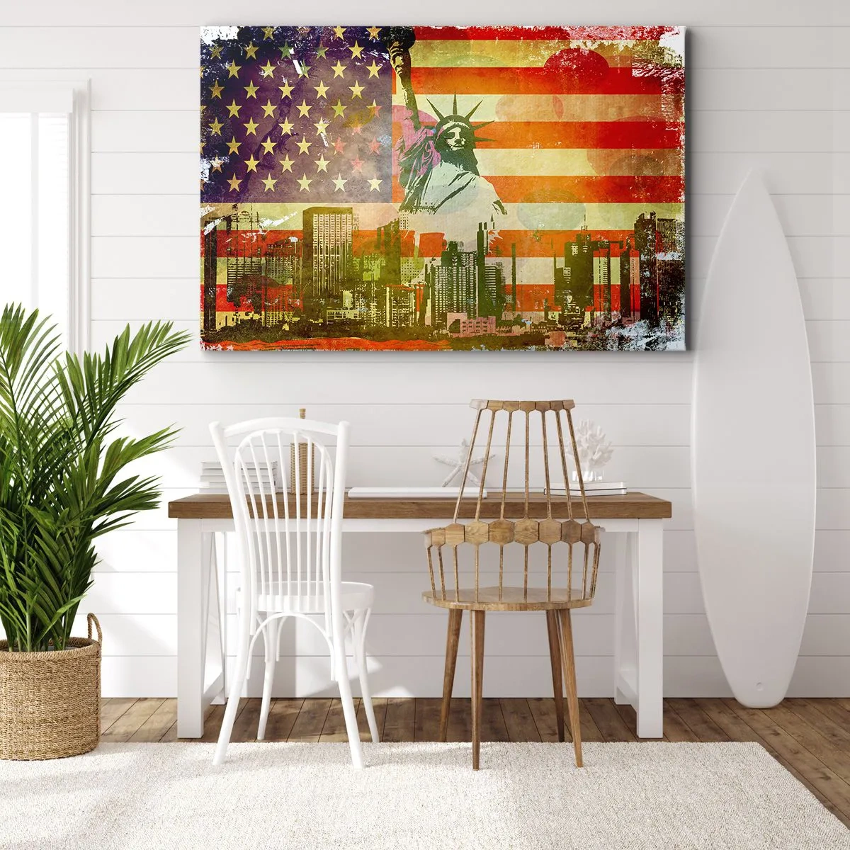 Obraz na plátně - Viva America! - 100x70 cm