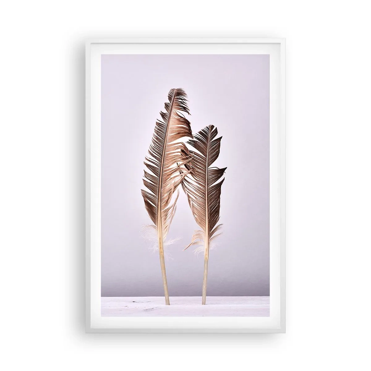 Plakát v bílém rámu - Proti nicotě - 61x91 cm