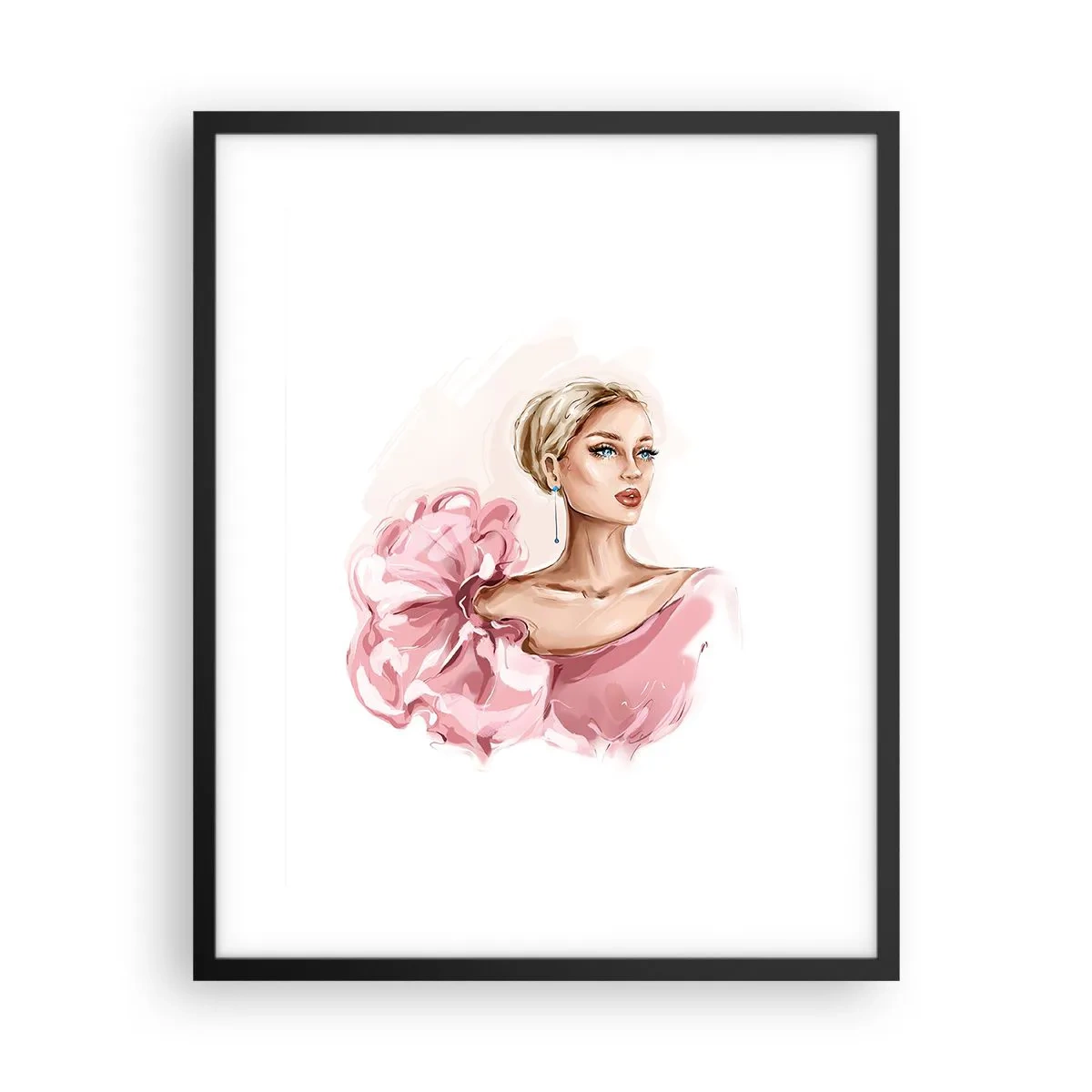 Plakát v černém rámu - Jako malovaná… - 40x50 cm