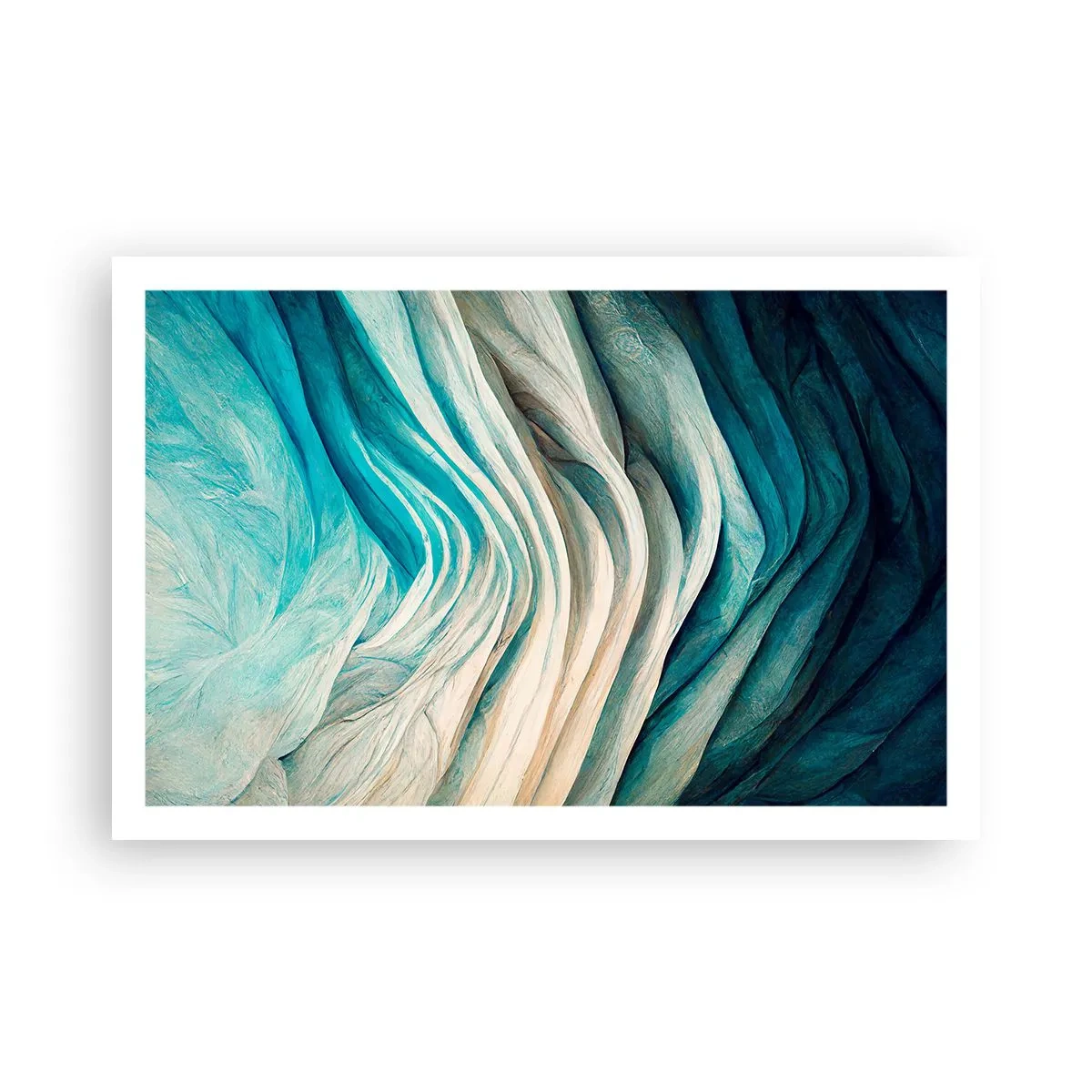 Plakát - Modrá neukojitelnost - 91x61 cm