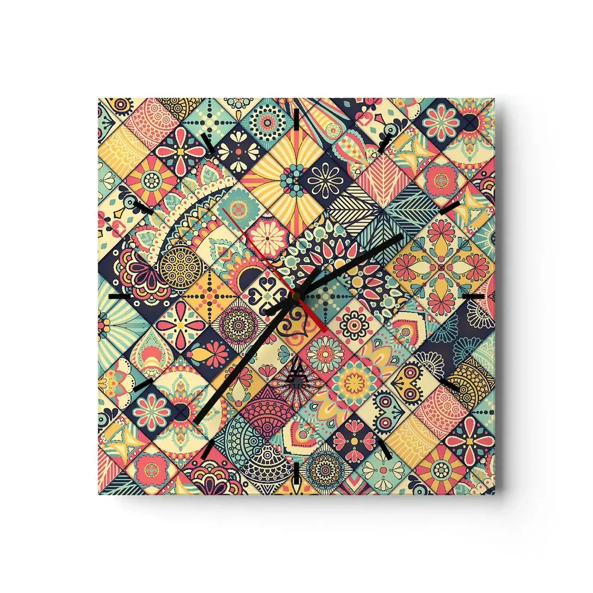 Nástěnné hodiny - Marokánská vize - 30x30 cm