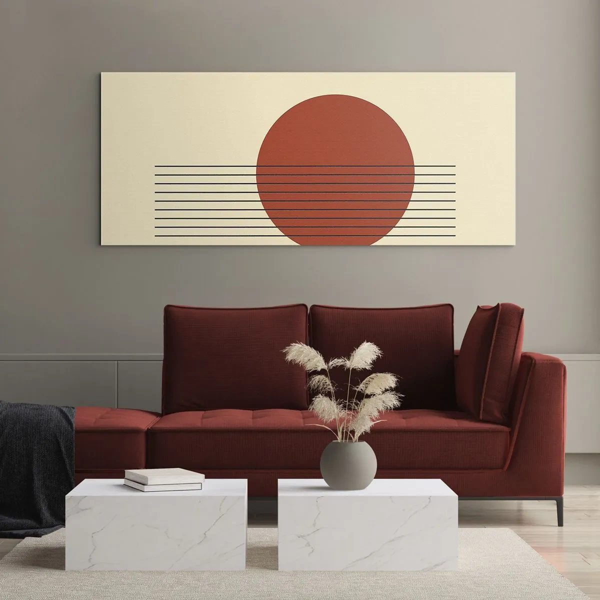 Obraz na skle - Pořád dokola - 100x40 cm