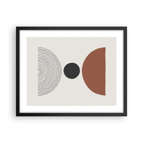 Plakát v černém rámu - V centru pozornosti - 50x40 cm