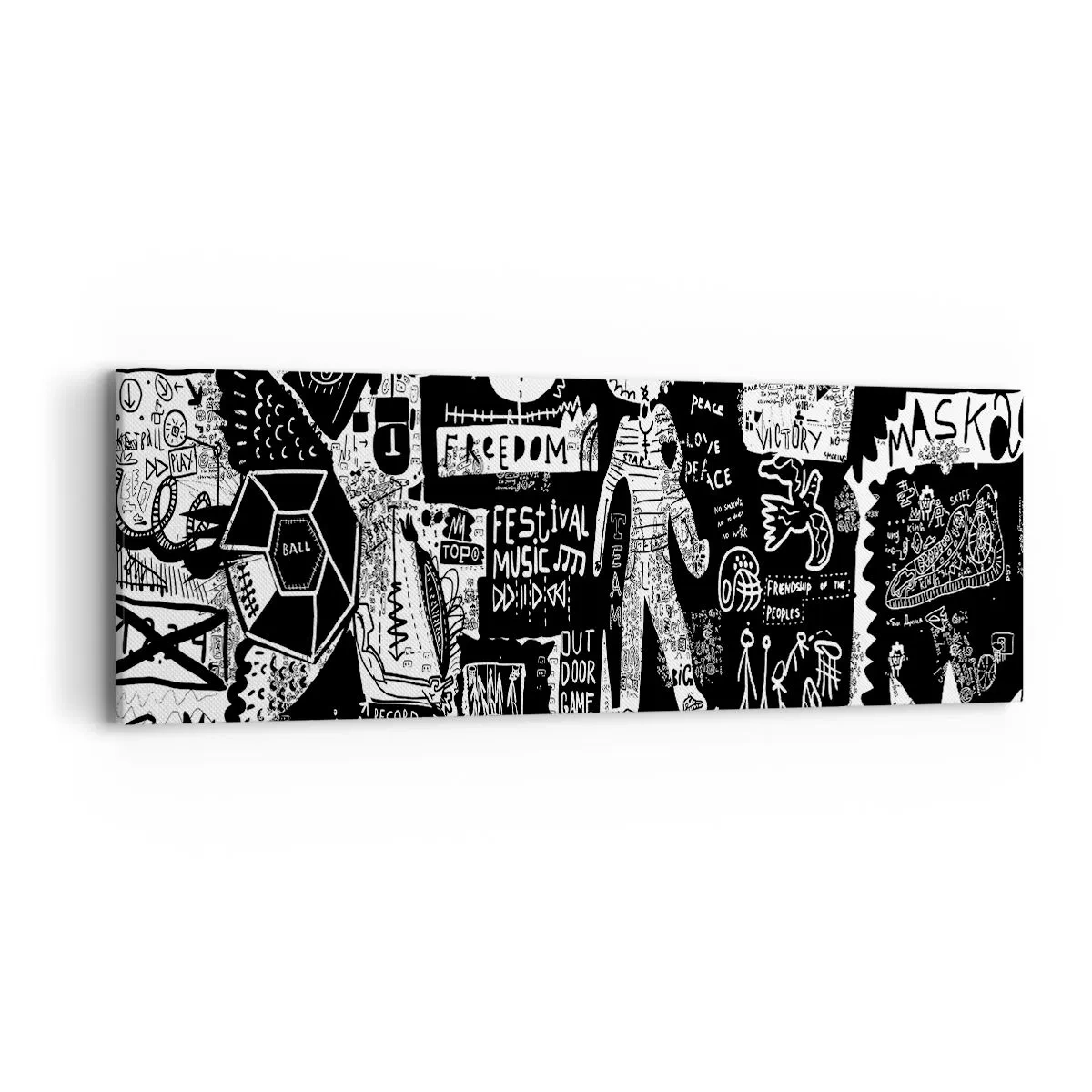 Obraz na plátně - Práva a radosti duševního mládí - 90x30 cm