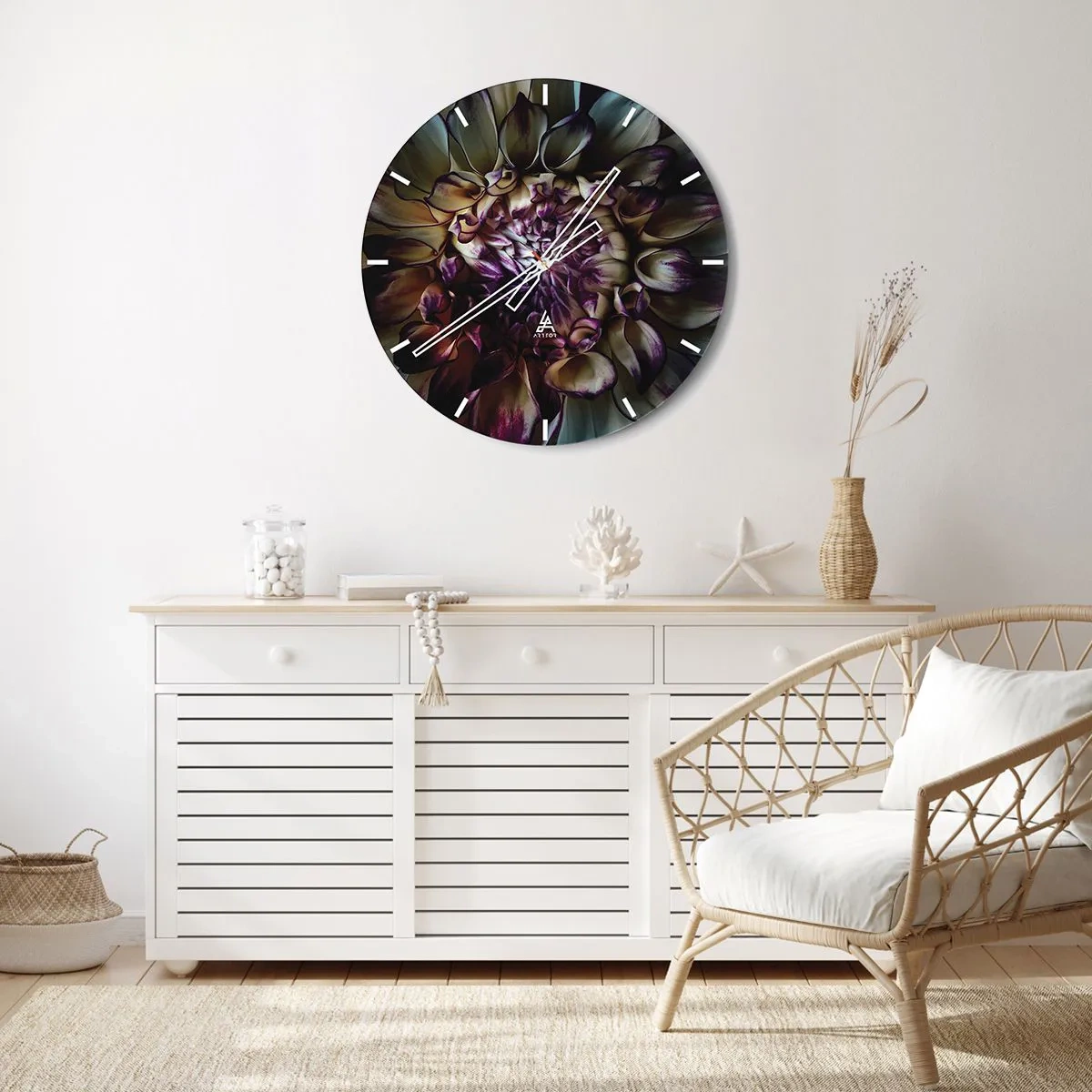 Nástěnné hodiny - Rozkvět mládí - 40x40 cm