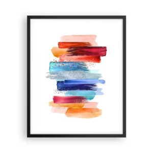 Plakát v černém rámu - Nahoru a dolů  - 40x50 cm