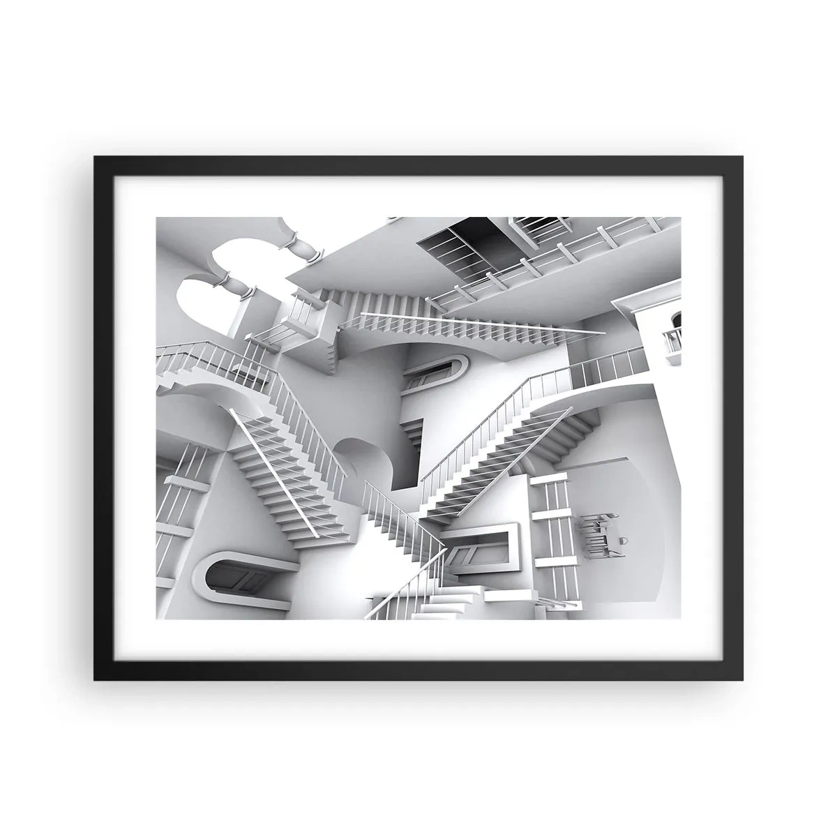 Plakát v černém rámu - Paradoxy prostoru - 50x40 cm