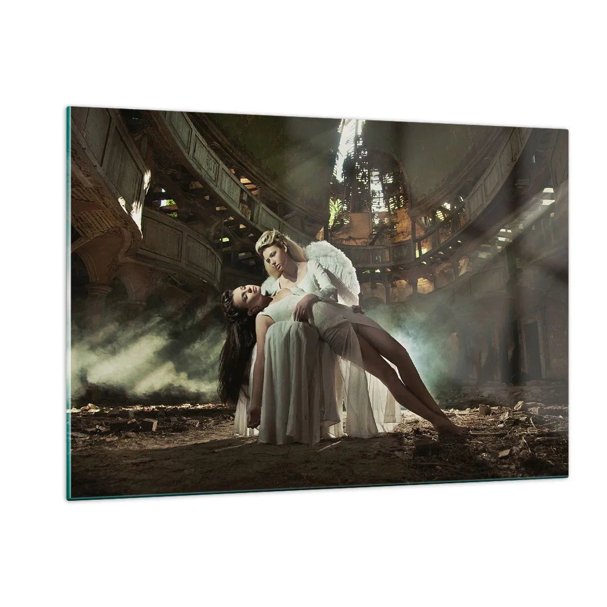 Obraz na skle - Duch starého divadla - 120x80 cm