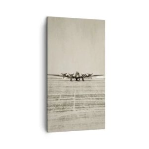 Obraz na plátně - Jako vždy připraven - 45x80 cm