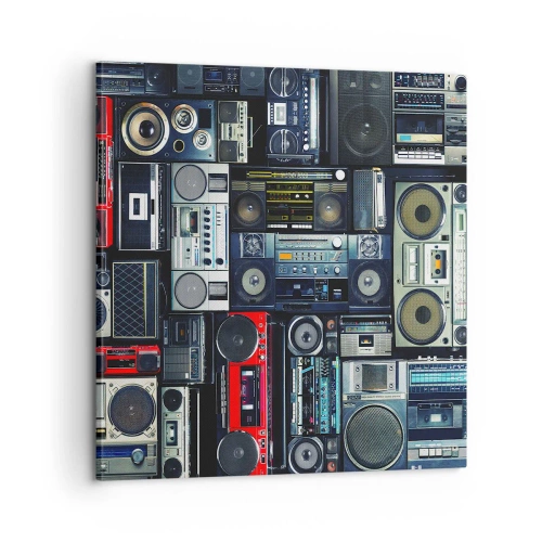 Obraz na plátně - Stesk po 80. letech - 60x60 cm