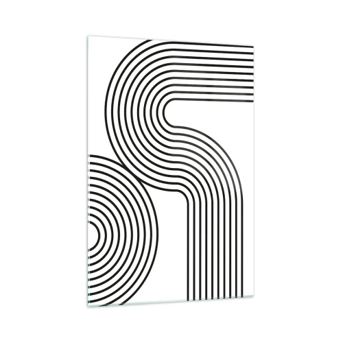 Obraz na skle - V zatáčce - 70x100 cm