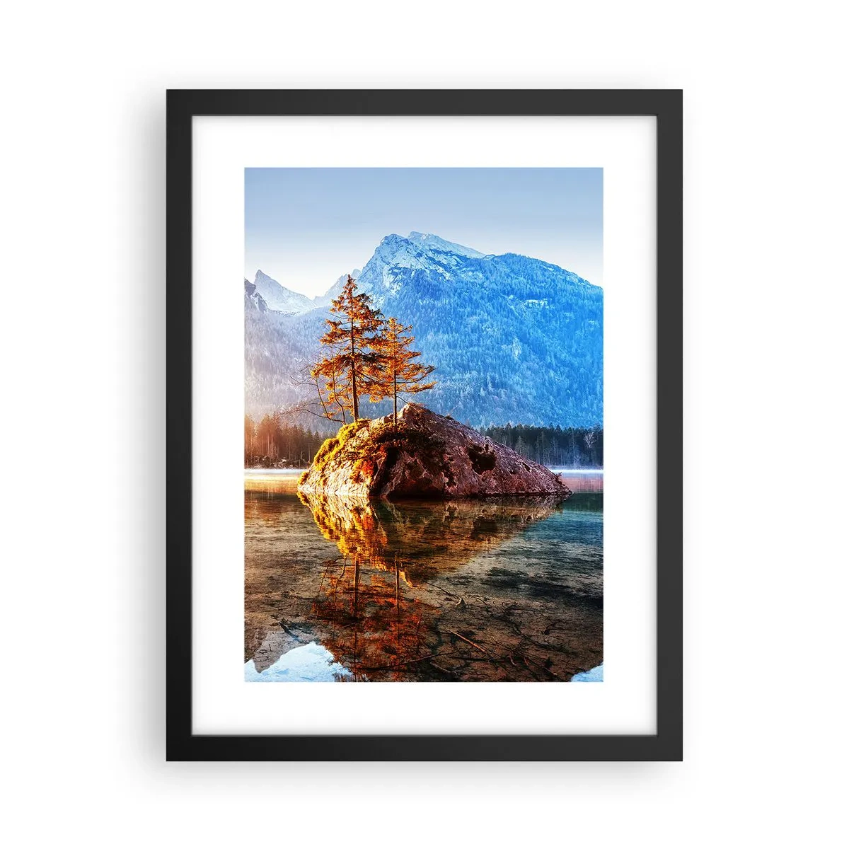 Plakát v černém rámu - Příroda v novém světle - 30x40 cm