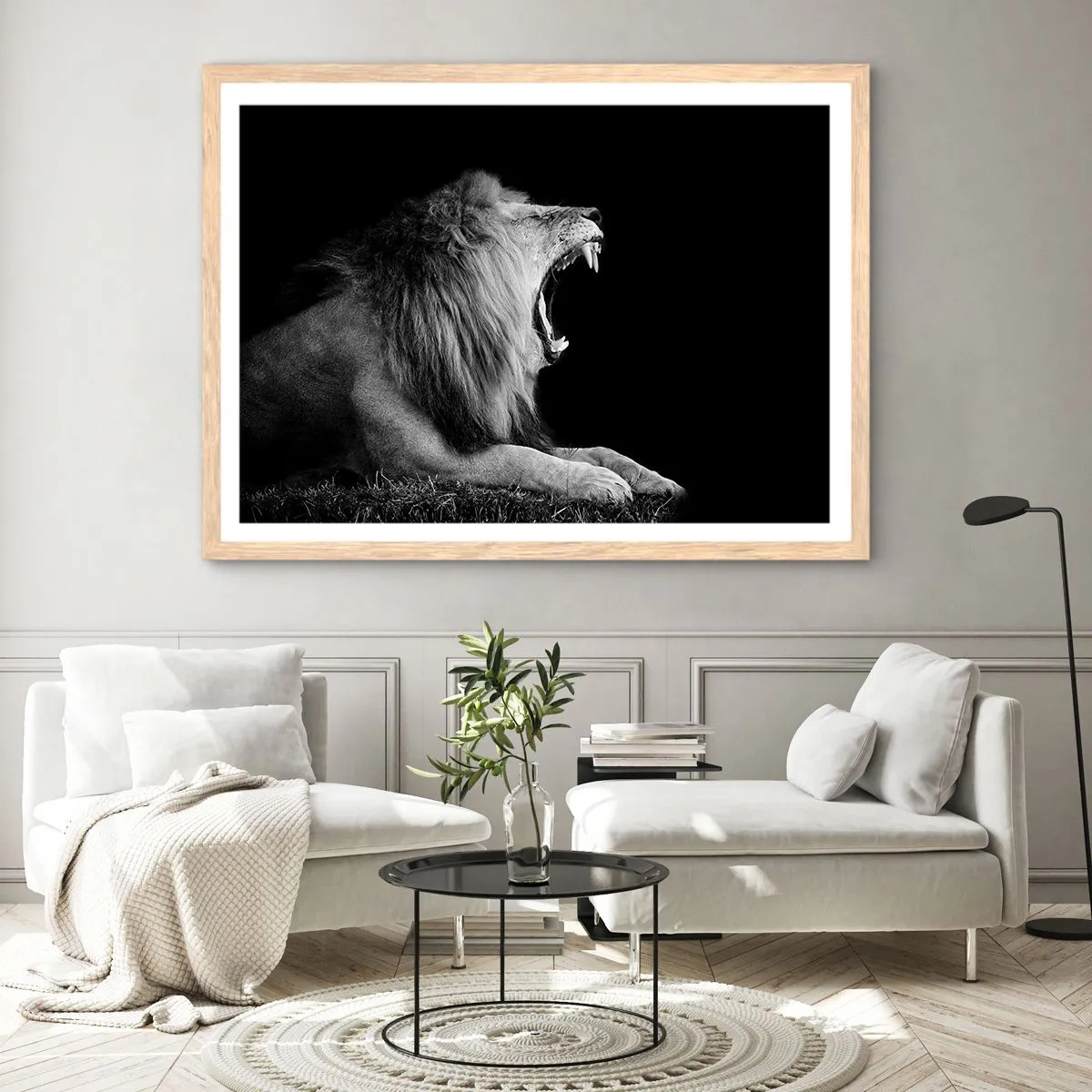 Plakát v rámu světlý dub - Bez nejmenších pochyb - 91x61 cm