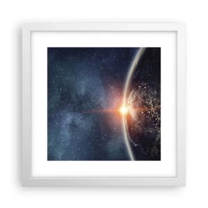 Plakát v bílém rámu - V nové perspektivě - 30x30 cm