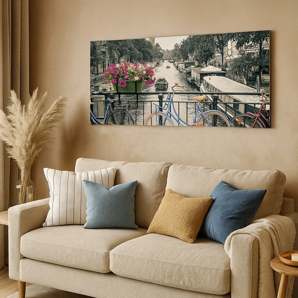 Obraz na plátně - Barvy  amsterdamské ulice - 30x30 cm