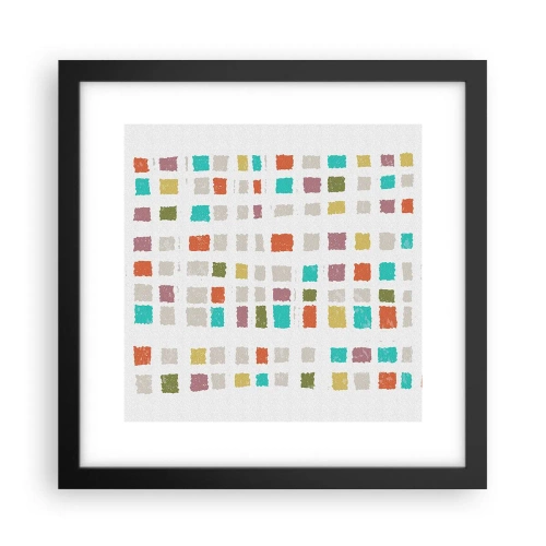 Plakát v černém rámu - Neznámá hra - 30x30 cm