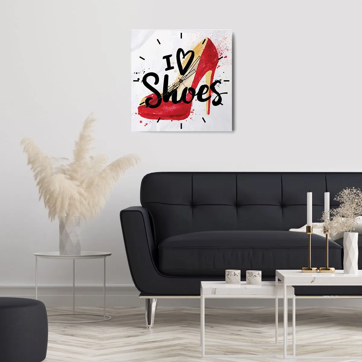 Nástěnné hodiny - Láska má více podob - 30x30 cm