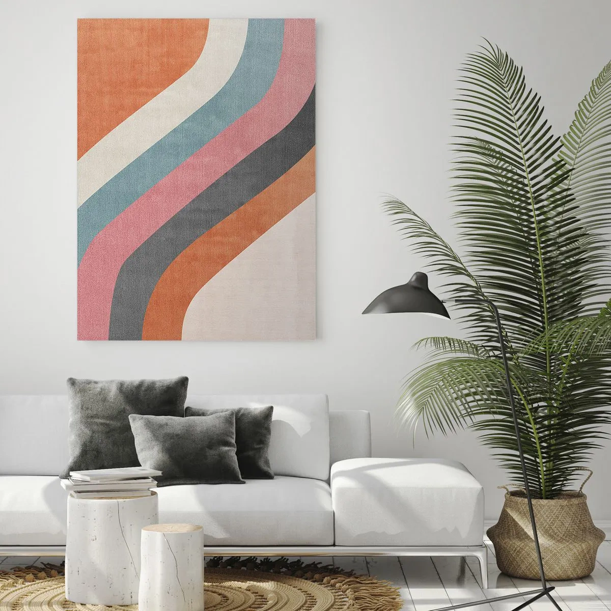 Obraz na skle - Diagonální kompozice – pohyb - 80x120 cm