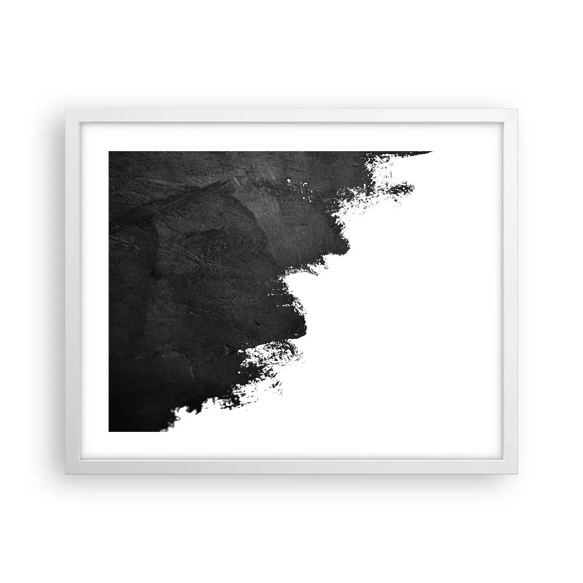 Plakát v bílém rámu - Živly: země - 50x40 cm
