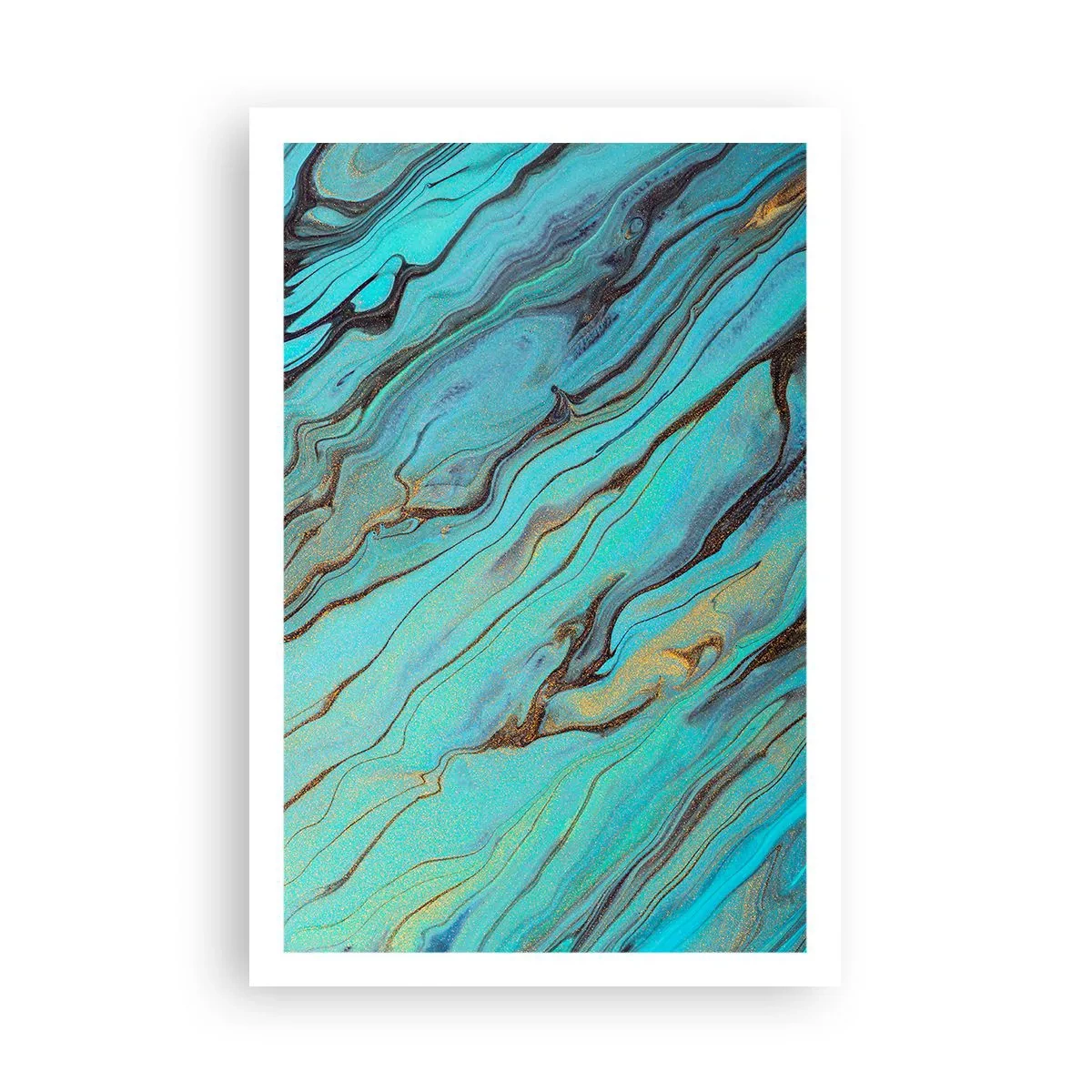 Plakát - Tyrkysový příliv - 61x91 cm