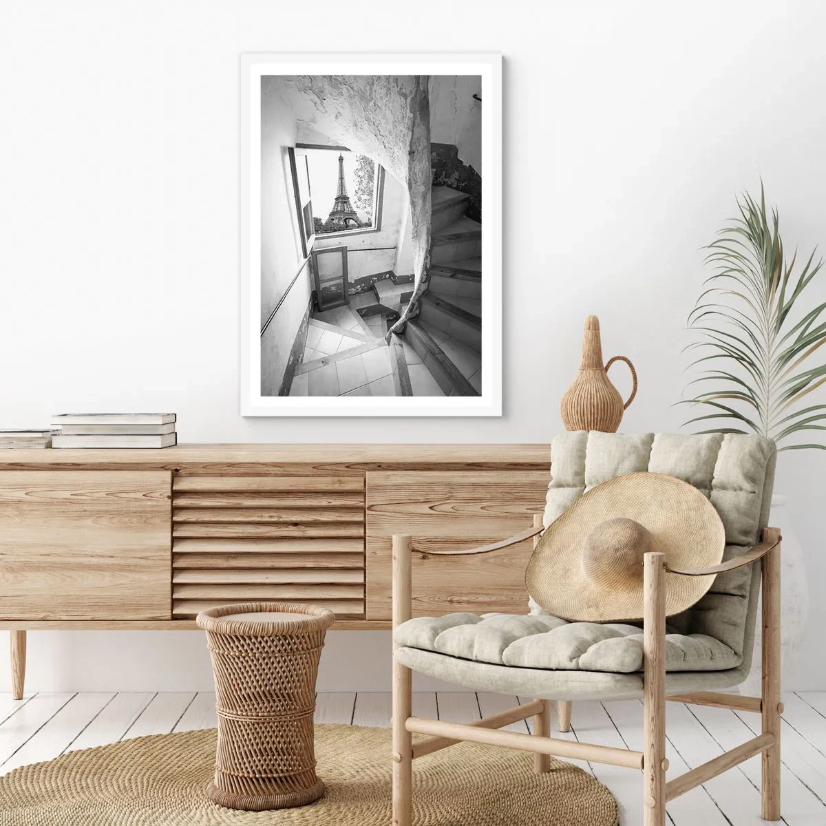 Plakát v bílém rámu - To je ale výhled! - 70x100 cm