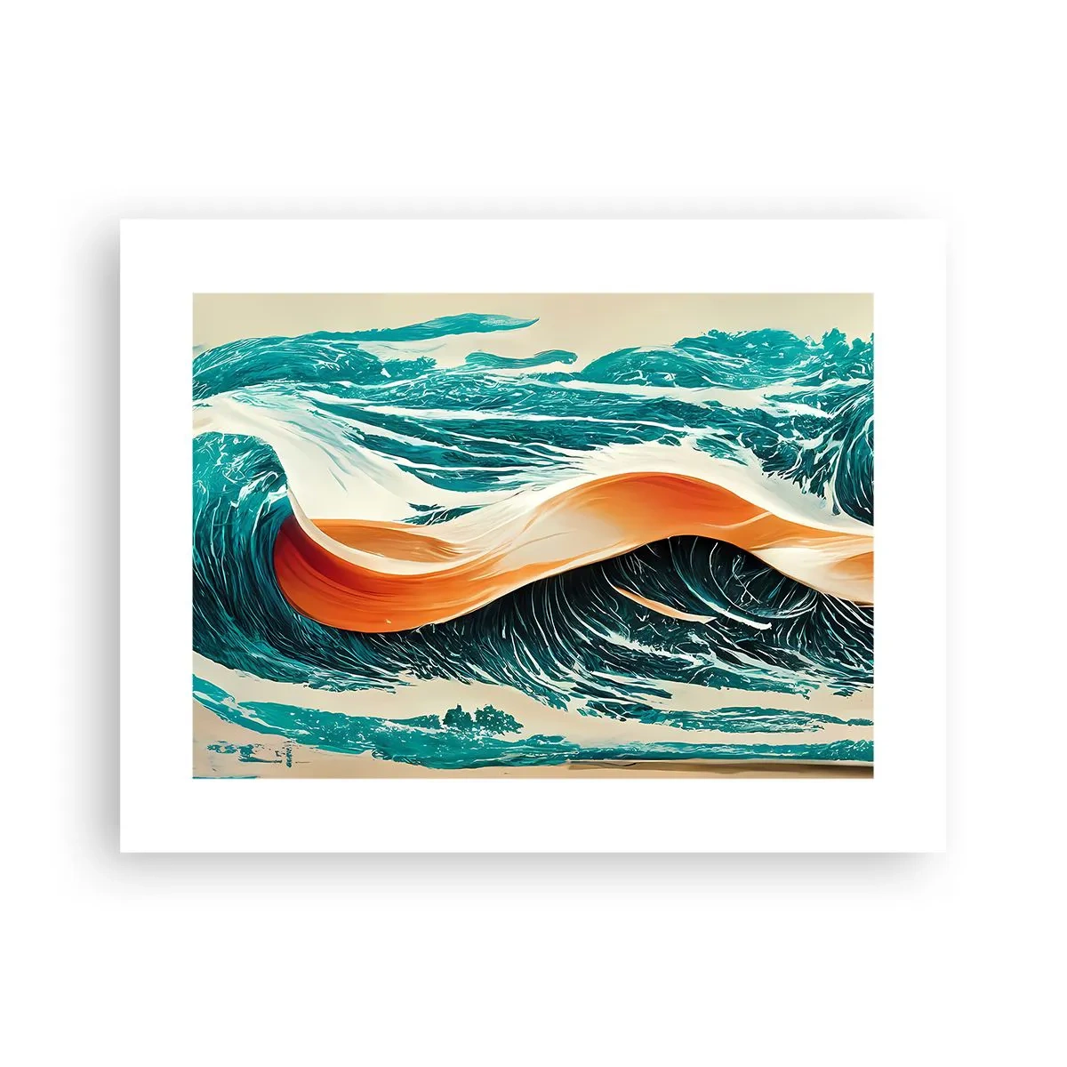Plakát - Surfařův sen - 40x30 cm