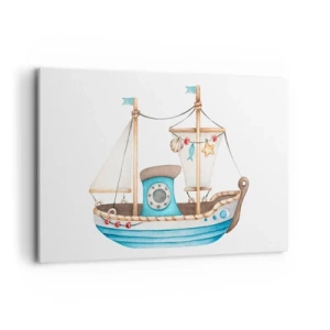 Obraz na plátně - Ahoj, dobrodružství! - 120x80 cm