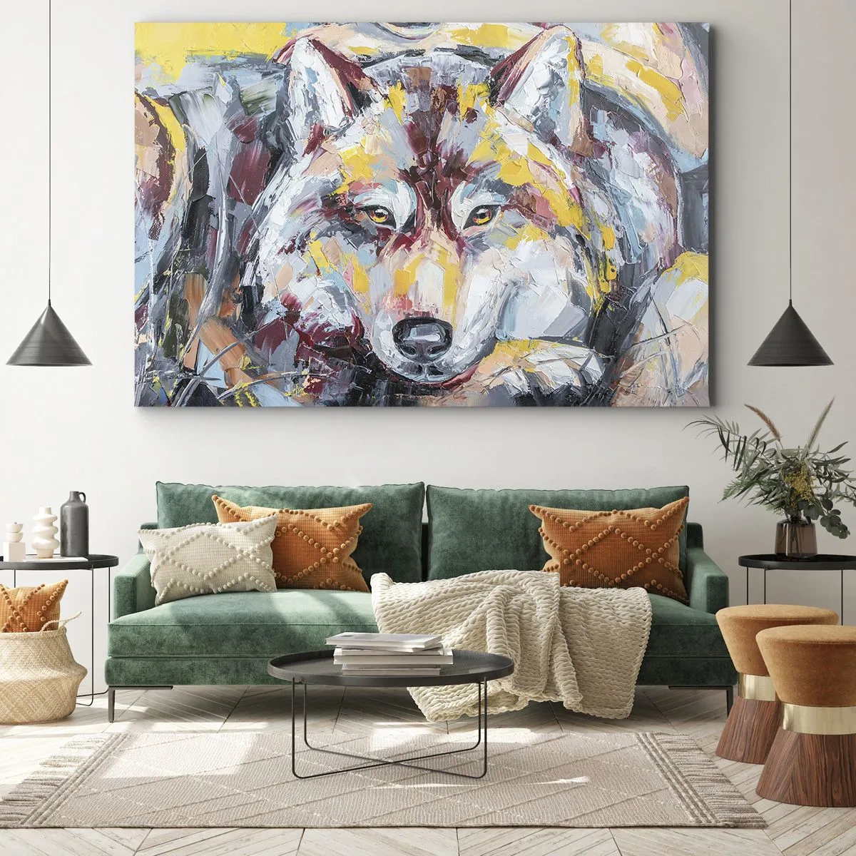 Obraz na plátně - Klid mezi blízkými - 70x50 cm