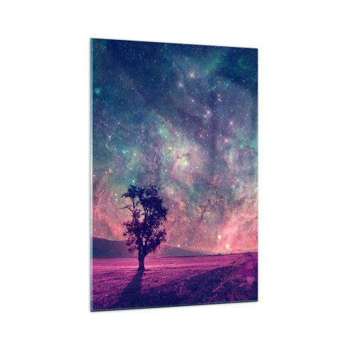 Obraz na skle - Pod magickou oblohou - 70x100 cm