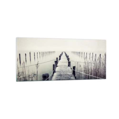 Obraz na skle - Ponoř se do klidu - 120x50 cm