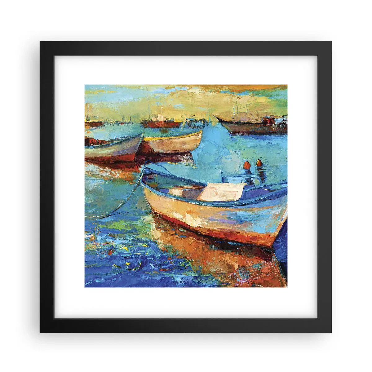 Plakát v černém rámu - V jižním zálivu - 30x30 cm