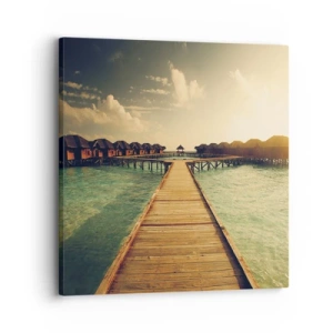 Obraz na plátně - Vřelé pozvání - 30x30 cm