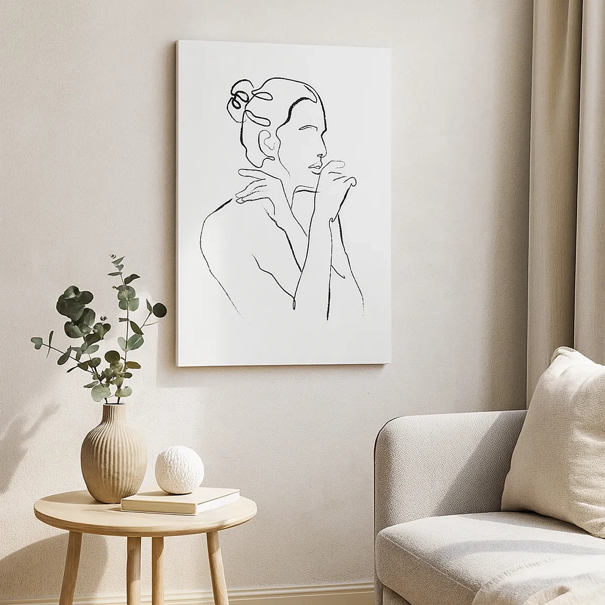 Obraz na plátně - Akt: smyslné tajemství - 50x70 cm