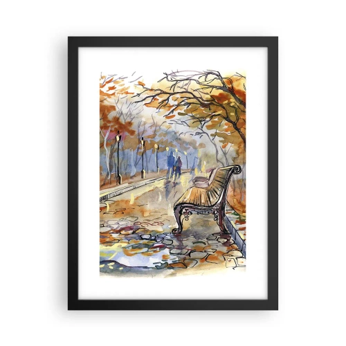 Plakát v černém rámu - Společně putovat podzimem - 30x40 cm