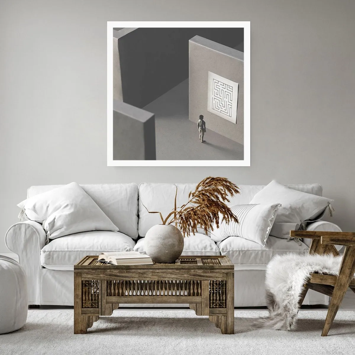 Plakát - Kde to ale jsem? - 40x40 cm