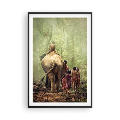 Plakát v černém rámu - Nová Kniha džunglí - 61x91 cm