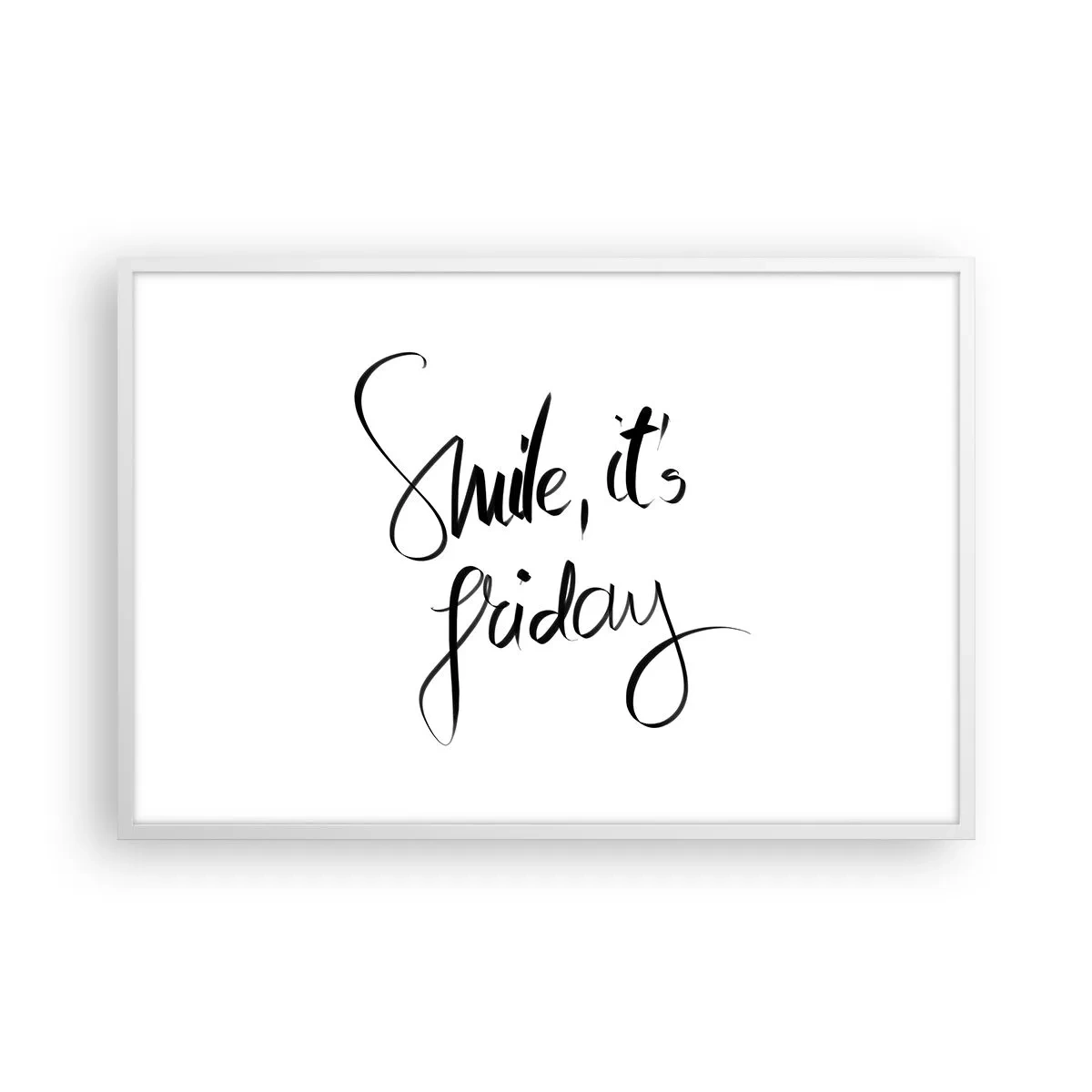 Plakát v bílém rámu - Opravdová radost - 91x61 cm