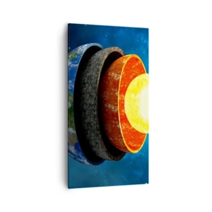 Obraz na plátně - Výprava do středu Země - 55x100 cm