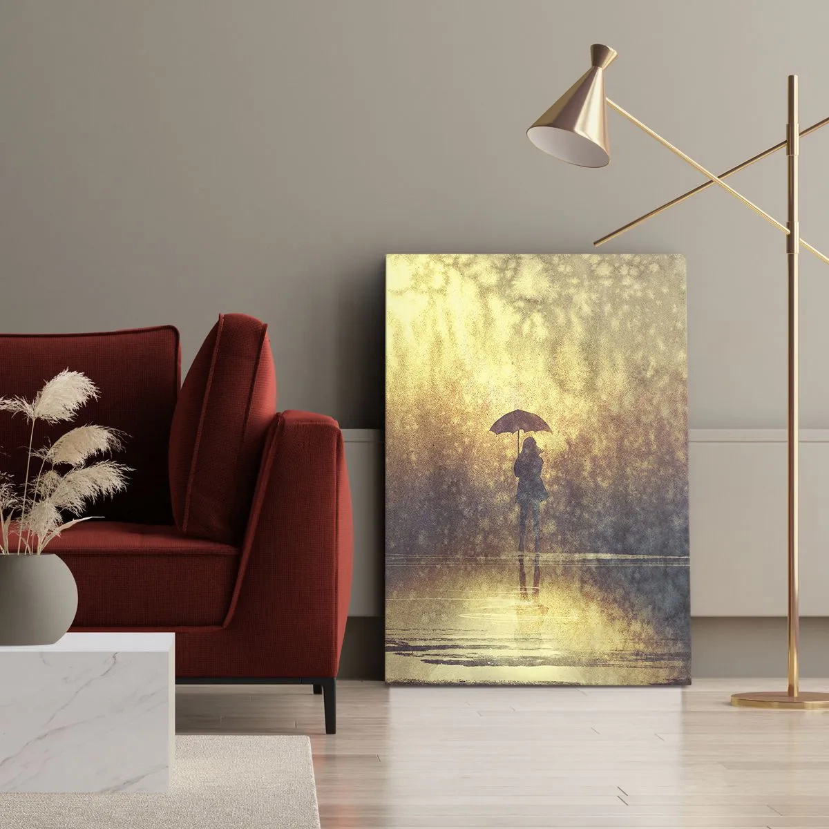 Obraz na plátně - Cítím, že se na mě někdo dívá - 70x100 cm