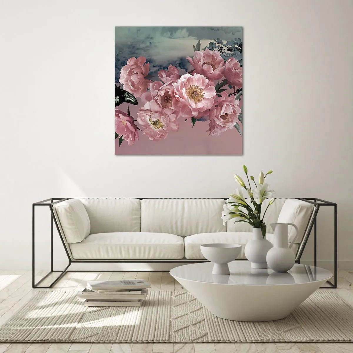 Obraz na skle - Vrchol romantismu - 70x70 cm