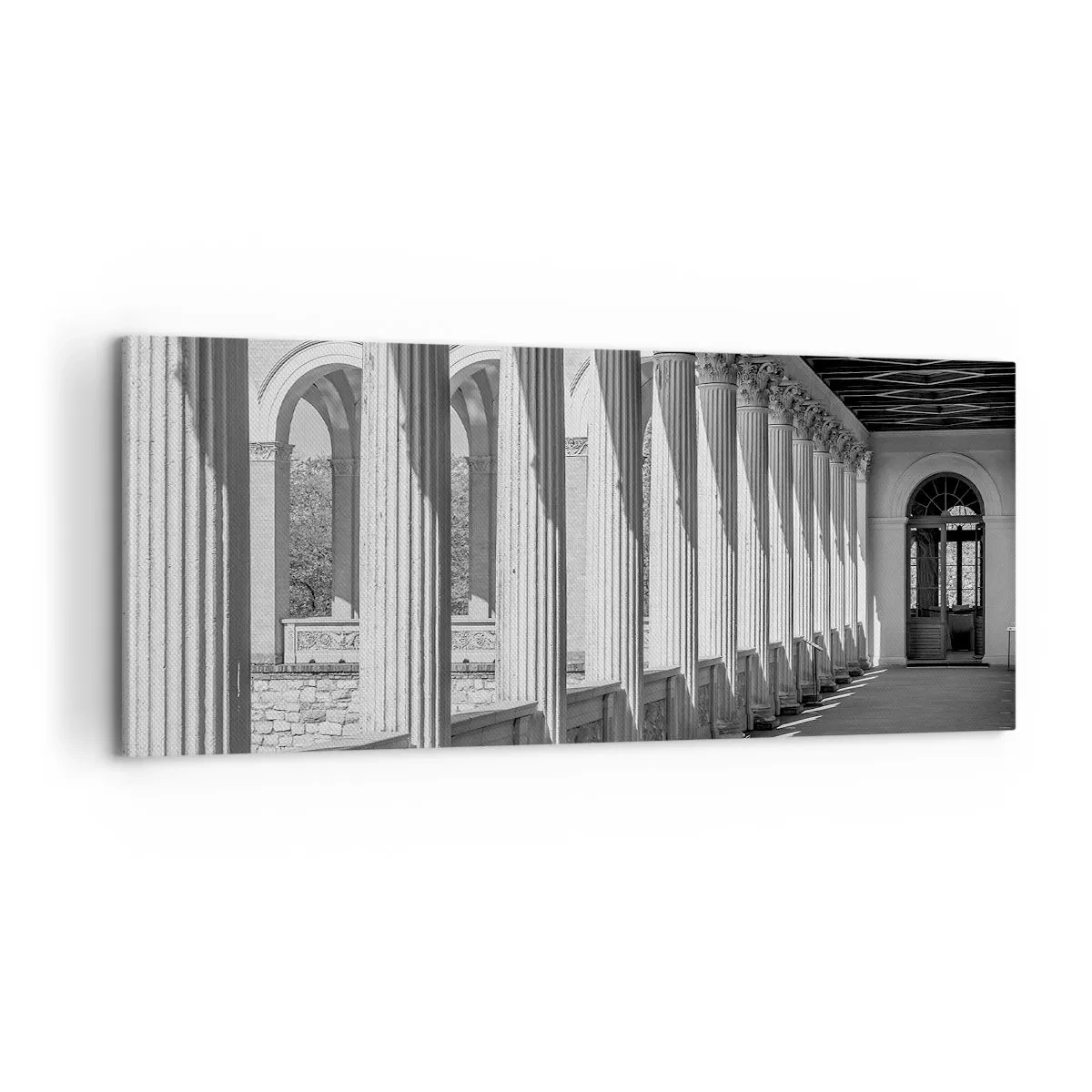 Obraz na plátně - Slunná arkáda - 100x40 cm
